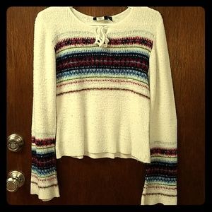 Bell sleeve sweater
